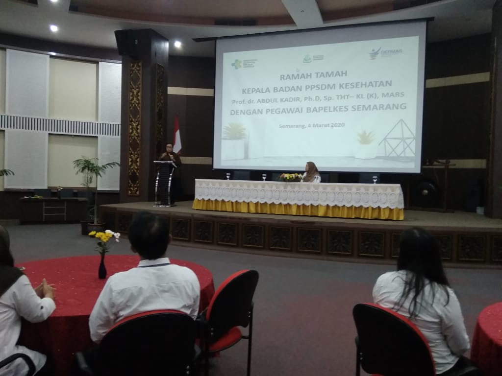 Kepala Badan PPSDM Kesehatan Beri Motivasi Pegawai