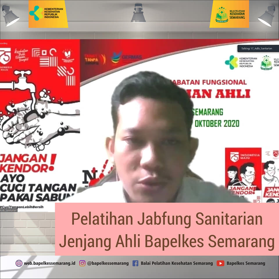 Penutupan Pelatihan Jabfung Sanitarian Jenjang Ahli