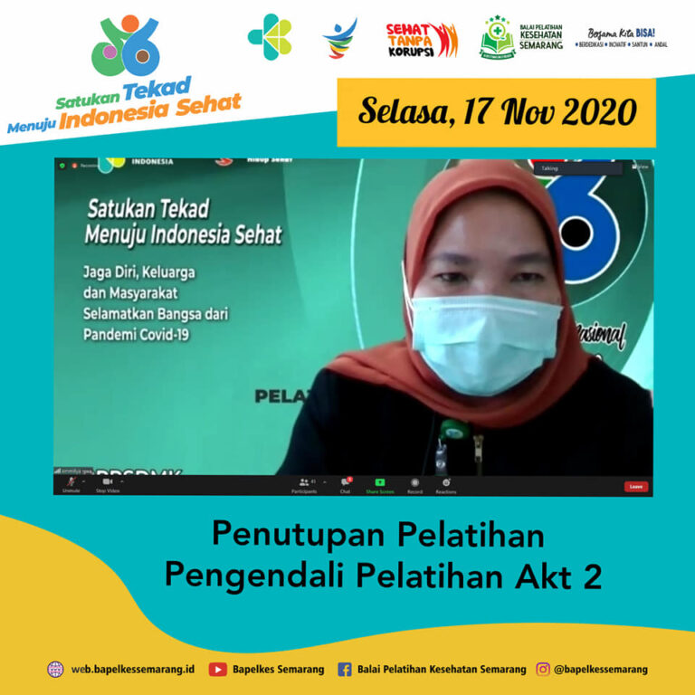 Penutupan Pelatihan Pengendali Pelatihan Akt 2 Balai