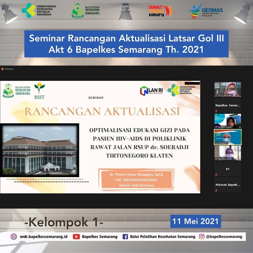 Seminar Rancangan Aktualisasi Latsar Cpns Gol Iii Akt 6 Bapelkes Semarang Balai Pelatihan Kesehatan Semarang